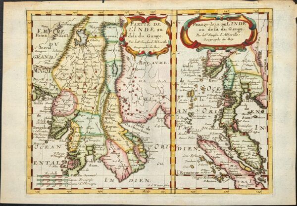 Partie de l’Inde au delà du Gange [Indoxina] — Sanson, 1660