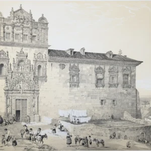 Puerta del hospital de Santa Cruz en Toledo