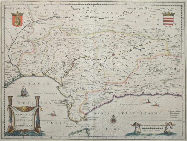 Andaluzia continens Saevillam et cordubam