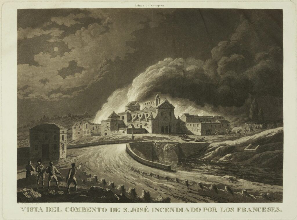 Explosion de la Yglesia de Sta. Engracia