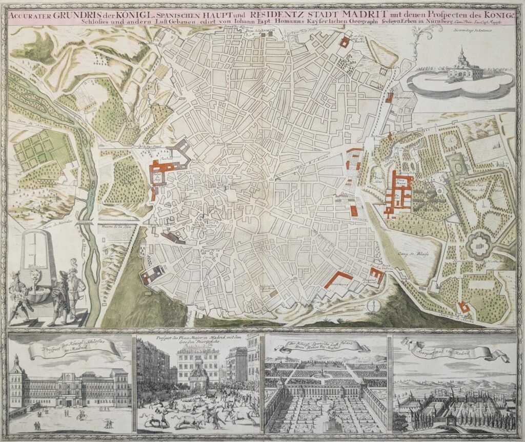 Accurater Prospect und Grundris der Konigl: Gros-Britannisch… Madrid