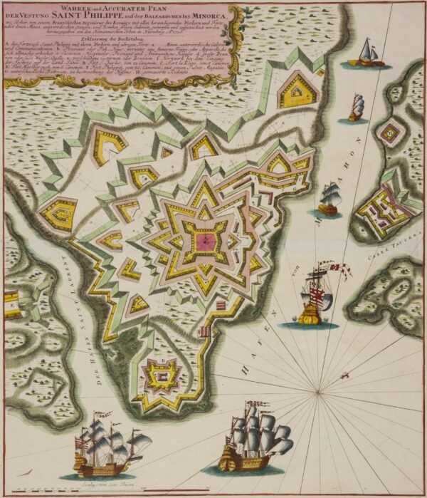 Wahrer und Accurater Plan der Vestung Saint Philippe