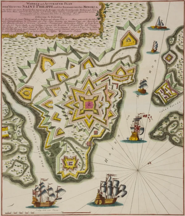 Wahrer und Accurater Plan der Vestung Saint Philippe