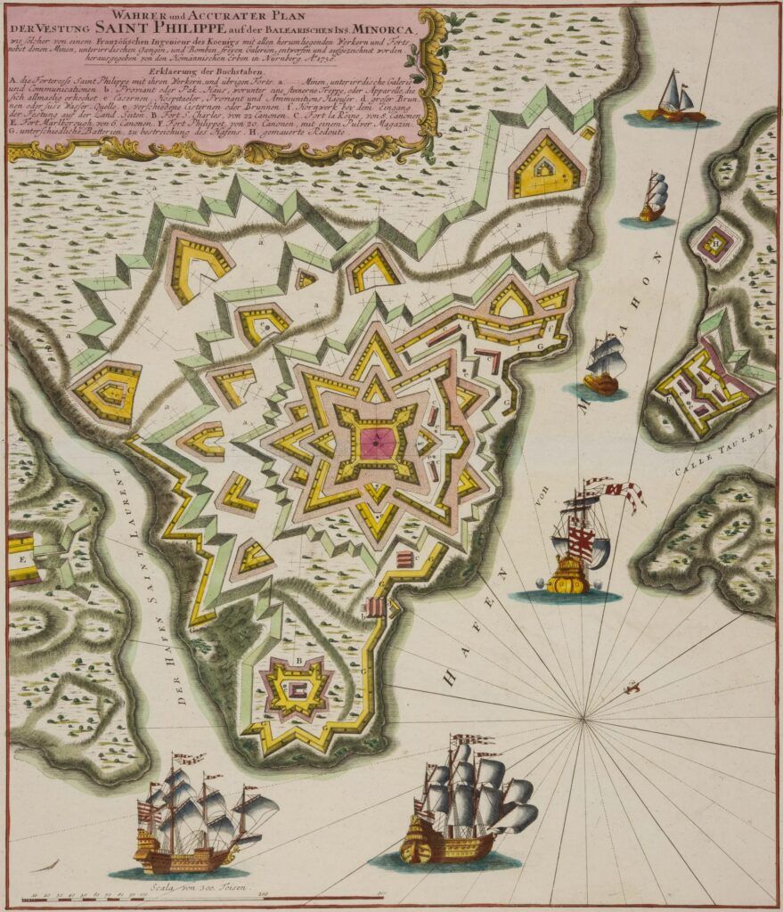 Wahrer und Accurater Plan der Vestung Saint Philippe