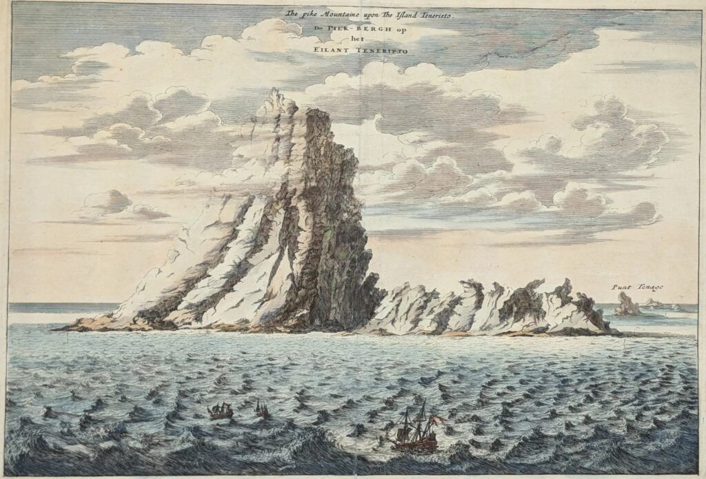 The pike Mountaine upon The Island Tenerieto. De Piek – Bergh op het Eilant Tenerifto