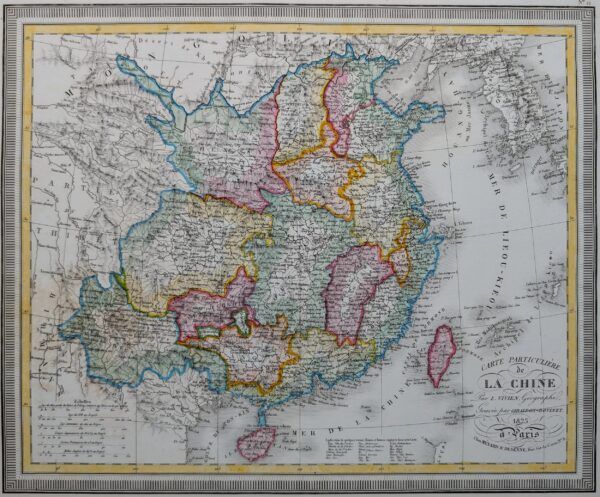 Carte particulière de la Chine