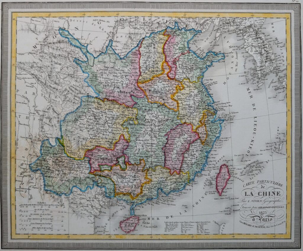 Carte particulière de la Chine