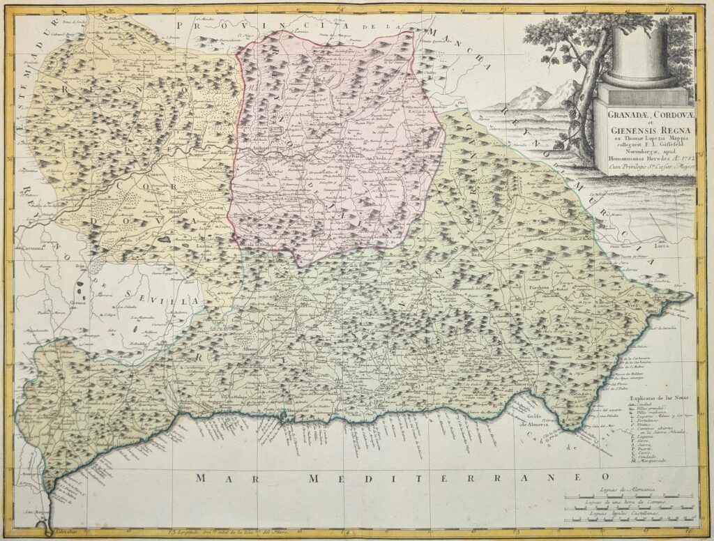 Granadae, Cordovae et Gienensis Regna
