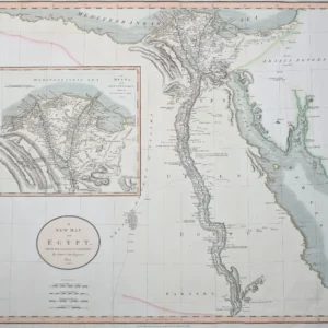 A New Map of Egypt from the Latest Authorities… 1805
