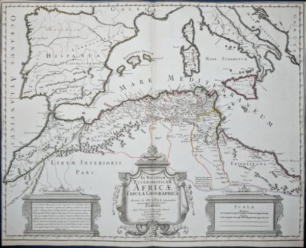 In Notitiam Ecclesiasticam Africae Tabula Geographica